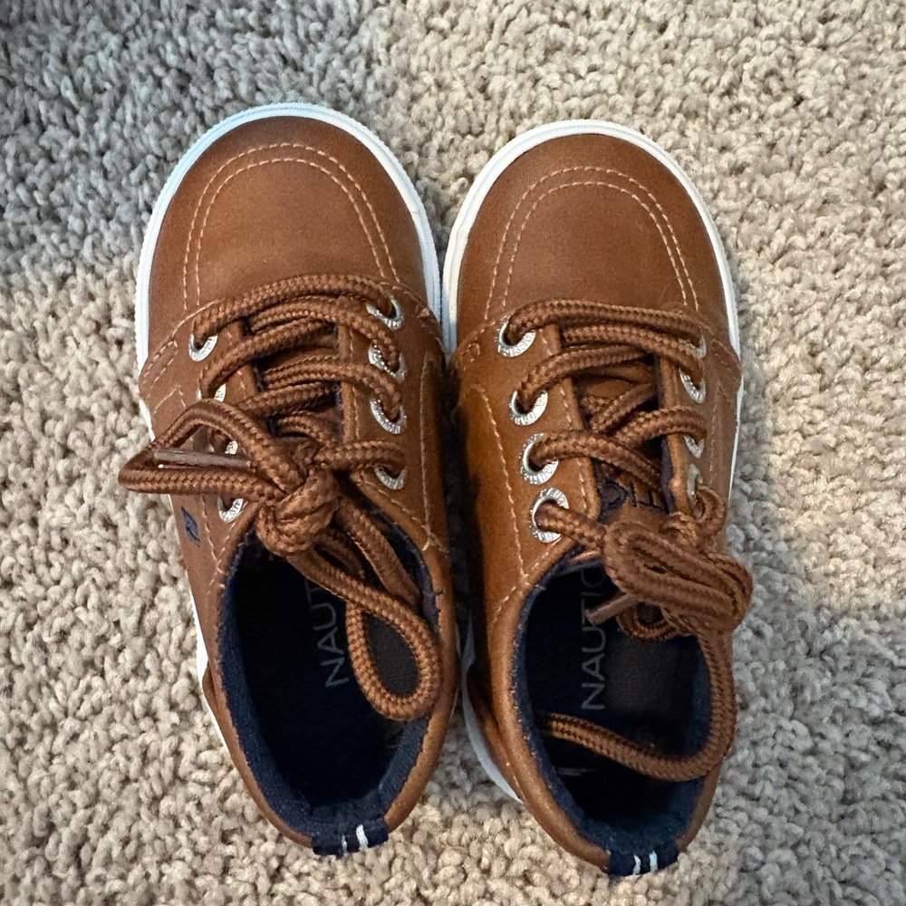 Nautica Kids Brown Sneakers
